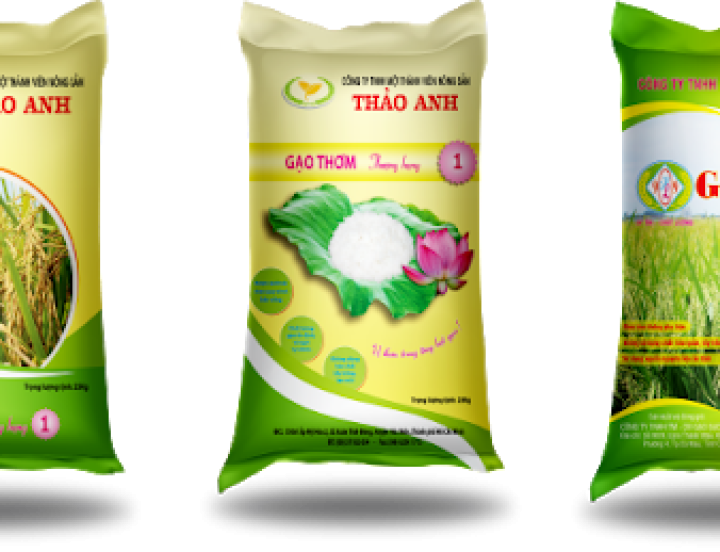 Bao PP dệt ghép màng OPP đựng gạo – Giải pháp bao bì hiện đại cho ngành nông sản 