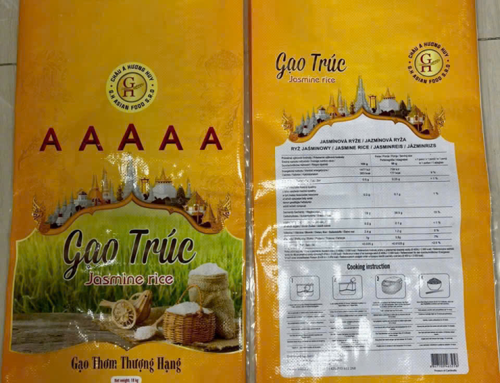Bao PP dệt ghép màng OPP đựng gạo – Giải pháp bảo quản tốt sản phẩm