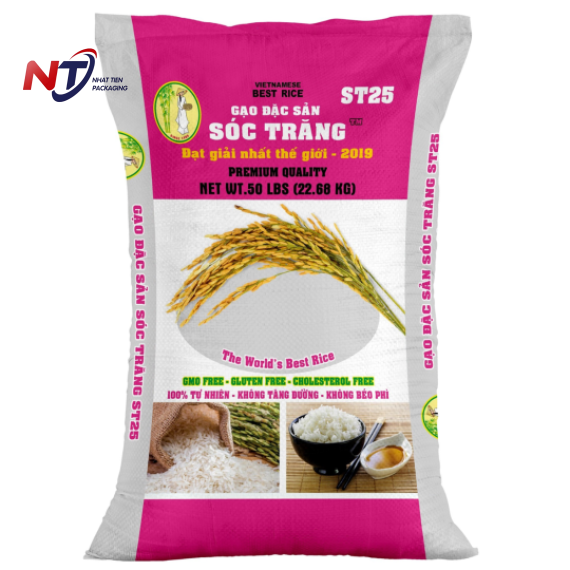BAO PP DỆT ĐỰNG GẠO 25KG