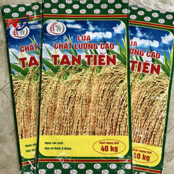 BAO PP DỆT GHÉP MÀNG OPP ĐỰNG LÚA GIỐNG